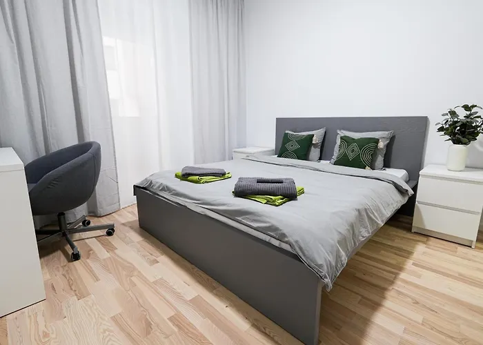 Gabi - Chic With Parking Close To Veranda Mall דירה בוקרשט